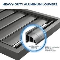 Fenêtres à battants en aluminium à cadre fin, design moderne, à rupture de pont thermique, insonorisées, vitrées, de luxe, pour résidences, avec persiennes