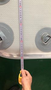 QIQU - Cabana Inflable <span class=keywords><strong>de</strong></span> PVC Soldada con Calor <span class=keywords><strong>de</strong></span> 0.9 mm y Carpa Flotante para Uso en el <span class=keywords><strong>Mar</strong></span>, Resistente, para 6-8 Adultos, Carga Máxima >500 kg - Product Image 5