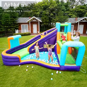 Airmyfun Outdoor Party Spiel Wasser rutsche Monki Jumper Springen Castle Bounce House Aufblasbarer Türsteher für Kinder