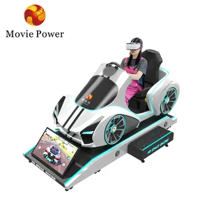 جهاز محاكاة سباقات السيارات Power vr للأفلام 4d vr جهاز فيديو 9d arcade