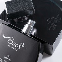 Parfum pour homme Party Brand, senteur fruitée de patchouli, eau de toilette longue durée, format standard, vaporisateur pour un style exclusif
