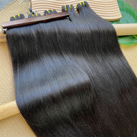 Extensions de cheveux humains bruts de haute qualité 26 pouces, lisses Yaki, vierges, cuticules alignées, lots de cheveux bruts Yaki lisses