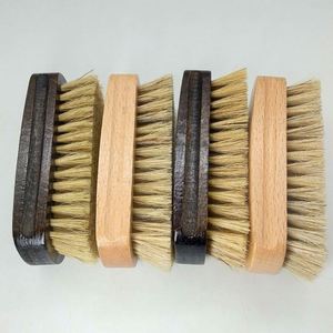 Wholesale Natural Wooden Handle Bristle <b>Scrub</b> <b>Brush</b> for Shoes Care - Product Image 4