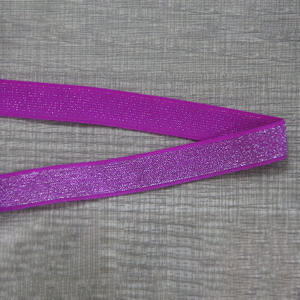 Correa de nailon para sujetador, cinta elástica lisa brillante de buena calidad, 8mm, lencería con borde <span class=keywords><strong>bies</strong></span>, cinta de superficie de satén, pedido OEM - Product Image 4