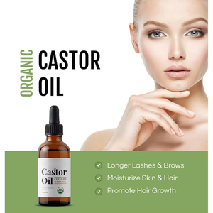 Aceite <span class=keywords><strong>de</strong></span> Ricino Orgánico al Por Mayor, 120 ml, para Cabello Grueso, Cejas y Pestañas, Aceite Esencial Orgánico para el Cabello - Product Image 3