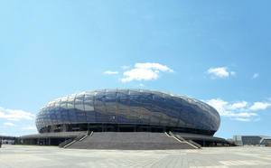 चीन में उच्च शक्ति वाले कपड़े लेपित गुंबद थिएटर वायु फिल्म उद्योग प्रदर्शनी झिल्ली संरचना निर्माण - Product Image 3