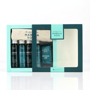 Maßgefertigtes Luxus-Marulaöl Gäste-Annehmlichkeiten-<span class=keywords><strong>Set</strong></span> Tragbares Bad- und Reise-Toilettenartikel-<span class=keywords><strong>Set</strong></span> für Hotels - Product Image 1