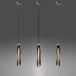 Lustre de teto suspenso, pequeno, moderno, luzes, de cristal, latão, cobre, edison, lâmpada pingente de suspensão