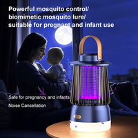 Lampe anti-moustiques Gecko, lampe LED de nuit, tueur d'insectes, lampe anti-moustiques électrique pour patio extérieur, 2000V, tueur électrique