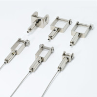 Prix usine plafond système de suspension support de câble de montage Kit de Suspension de pince à câble pour panneaux acoustiques de plafond