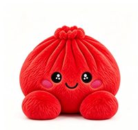Peluche souple en forme de boulette, jouet de décompression mignon de dessin animé, boîte mystère, ensemble de figurines vapeur, idées cadeaux d'anniversaire pour enfants