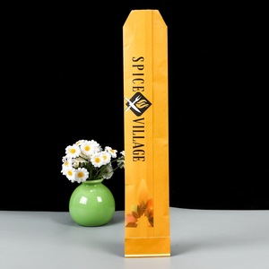 Custom long baguette <b>bread</b> <b>bags</b>, kraft paper baking food packaging, coated oil-proof caterpillar <b>bags</b> - Product Image 6