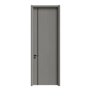 Modern Luxury Wood-Grain Carbon Composite Door Entry Interior for Homes Hotels Hospitals Durable Melamine <strong>Board</strong> Polymer Material - Product Image 5