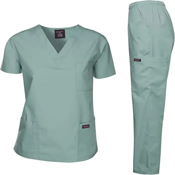 ชุดทางการแพทย์สำหรับผู้หญิงและผู้ชายชุดสครับขัดชุดทางการแพทย์เสื้อและกางเกง
