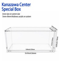 Estuche de exhibición de acrílico transparente para PTCG Kanazawa con tapa magnética N52, 8 años sin amarilleo, ajuste perfecto de 5+8 mm