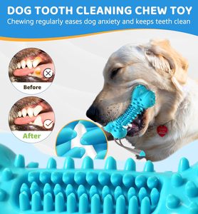 Juguete de Cuerda Interactivo para Perros, Diseño Nuevo, Duradero, de TPR, para Limpiar los Dientes de los Perros, Juguete Masticable para Mascotas - Product Image 3