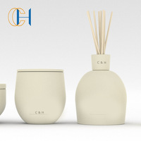 C & H Coffret cadeau personnalisé pour bougies parfumées et diffuseur de roseaux