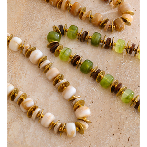 Dây chuyền áo len thời trang JINYOU 5231 phong cách cổ điển, hạt nhựa, dây kim loại thép không gỉ - Product Image 4