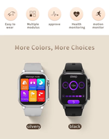 Correas Inteligentes para Reloj Inteligente con Monitor de Oxígeno en Sangre, Resistentes al Agua, TFT, para Hombre, para Actividades al Aire Libre