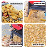 Décortiqueuse de maïs motorisée promotionnelle à haute productivité pour usage domestique et agricole