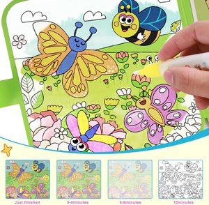 Libri da colorare ad acqua riutilizzabili per bambini: Set da <span class=keywords><strong>3</strong></span> libri magici da colorare ad acqua senza disordine - Libri da dipingere con acqua - Product Image 3