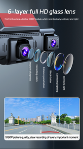Großhandel 4-Kanal Fahrzeug kamera 1080p Dash <span class=keywords><strong>Cam</strong></span> Nachtsicht vorne hinten WiFi Auto Black Box inklusive Rückfahr kamera MicroSD - Product Image 3