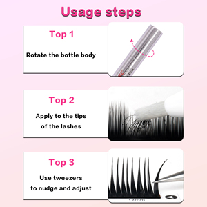 Nueva Serie de Bolígrafos de Gel Estilo Cómic para Extensiones de Pestañas, Resistentes al Agua, con Punta Cónica, Logotipo Personalizado, Herramientas para Pestañas, Pegamento para Pestañas Sensibles - Product Image 5