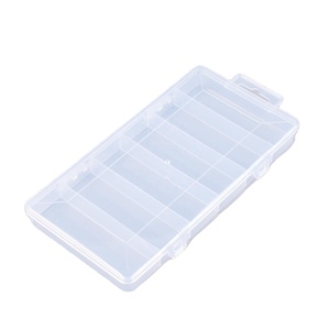 Dreieins Six Grid Small Plastic Clear Recyclable Boxes With Lids
