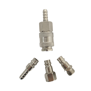 Raccord rapide à filetage standard européen de 1/4 pouces, raccord à barbillon de 8x5mm pour compresseur d'air -001 - Product Image 6