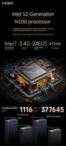 Wholesale New Durable KOLORFUL Intel N100 Mini <strong>PC</strong> M1 WiFi5 DDR4 8GB RAM 256GB Storage US/EU Plug Compatible Desktop Computer - Product Image 4
