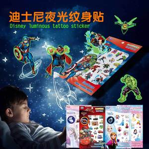 Set di 2 pezzi di dinosauro unicorno carino con tatuaggio luminoso per bambini e bambini - Product Image 2
