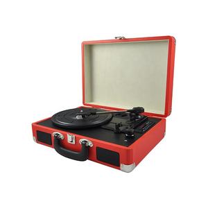 Tourne-disque rétro Audmic TE-001, lecteur de disques vinyles, tourne-disque de 10 W, tourne-disque de type valise pour home cinéma, haut-parleurs à succès, phonographe, cadeaux - Product Image 1