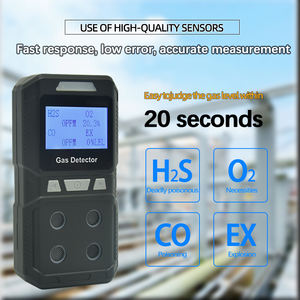 대형 화면 디스플레이와 인간 음성 안내 기능을 갖춘 4 in 1 산업용 가스 분석기 Co/ex/<span class=keywords><strong>hs</strong></span>/o2 가스 감지기 - Product Image 5