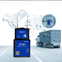 Verrouillage électronique de conteneur avec unité de scellement par satellite GPS Jointech JT701, déverrouillage à distance RFID 4G, suivi GPS intelligent