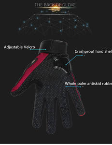 Guantes de carreras personalizados para hombre Guantes de moto impermeables baratos para montar en bicicleta con empuñaduras para uso diario en verano - Product Image 6