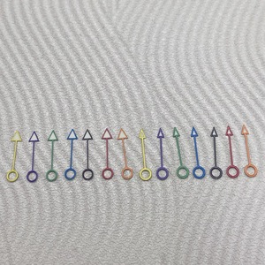 Pièces de montre GMT, aiguilles d'alarme triangulaires colorées, adaptées au mouvement NH34 - Product Image 1