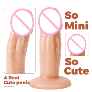 리얼리틱 PVC 미니 페니스 애널 딜도 링과 흡착컵이 있는 여성용 애널 섹스토이 - Product Image 3