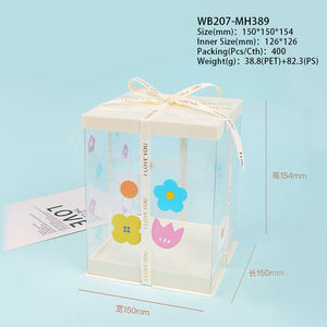 Hộp đựng bánh bằng nhựa PET trong suốt cao cấp hình chữ nhật, đạt chuẩn thực phẩm, dùng cho tiệm bánh, bánh ngọt, đồ nướng, có khả năng ép nổi - Product Image 2