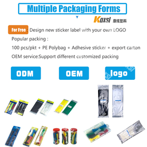 ケーブルタイセルフロック式ジップタイプラスチックブラック高純度Nylon66 - Product Image 3