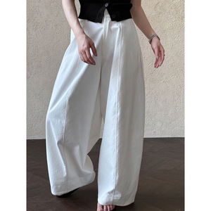 <span class=keywords><strong>Pantalones</strong></span> de Algodón de Pierna Ancha con Corte Tridimensional Estilo Retro Americano Luxi, de Cintura Media, con Parches y Costuras Desgastadas, Novedad de Primavera - Product Image 4