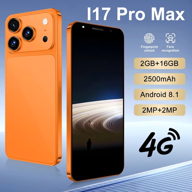 Dual Card Standby I17 Pro Android System Mobile Phone Smart 4G WiFi GPS Google Smartphone