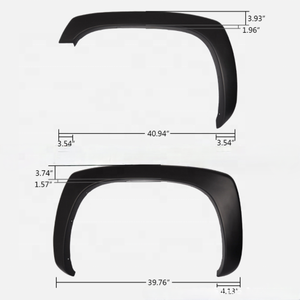 Molde de inyección de fábrica 4 piezas apto para guardabarros de acabado liso negro para Chevy <span class=keywords><strong>Siverado</strong></span> 1999-2006 - Product Image 1