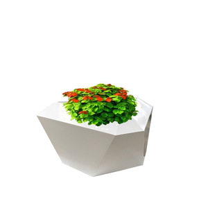 Fiberglass Irregular Planter Modern Outdoor Garden Flower <b>Pot</b> <b>Large</b> Size Minimalist Design - Product Image 2