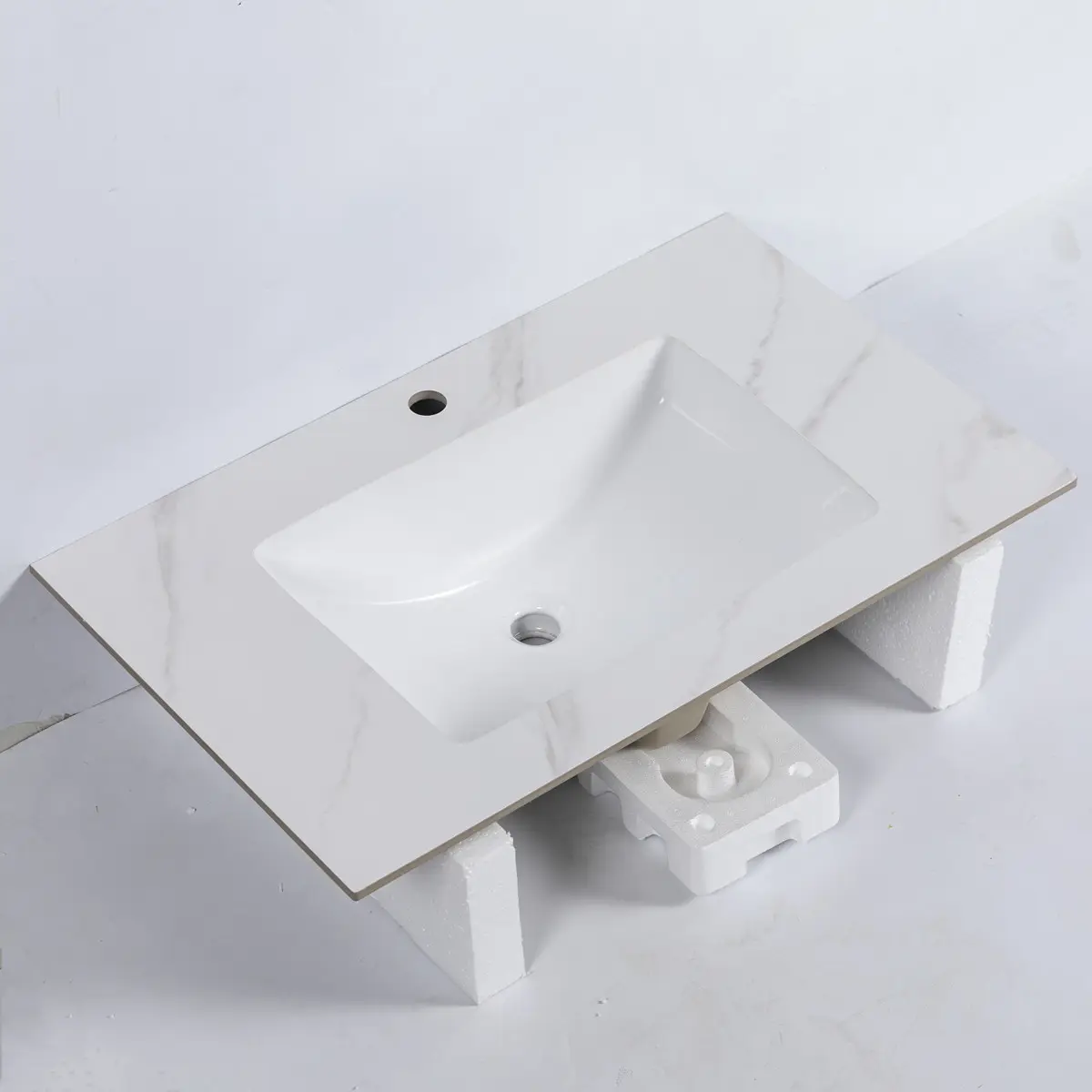 European Single stone basin New design sintered stone vanity basin design for bathroom
