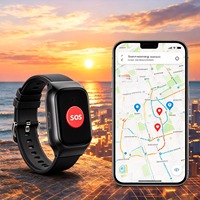 Jam Tangan SOS Lansia A6 600mAh Daya Tahan Lama Deteksi Jatuh Penentuan Posisi GPS Panggilan Darurat Gelang Perawatan Lansia Komunitas Jam Tangan SOS