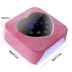 Lampe à ongles UV LED rechargeable 30 LEDS sans fil Lumière UV pour ongles Lampe de durcissement professionnelle pour gel avec écran tactile Outils de salon - Product Image 5