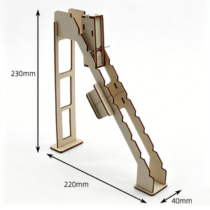 Kit Educativo de Ciencia con Piezas de Madera para Armar Manualmente, 230mm X 220mm X 40mm, Modelo Científico para Niños de 7 a 9 Años - Product Image 1