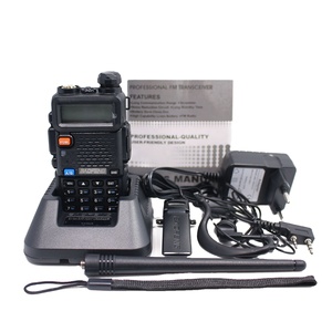 Radio Bidireccional Portátil Baofeng UV-5R 8W, UHF VHF, Bandas de Frecuencia Duales, Teclado Completo, Walkie-Talkie de Largo Alcance 10km - Product Image 1