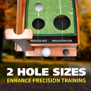 Tapis d'entraînement de <span class=keywords><strong>golf</strong></span> miniature pour l'extérieur et l'intérieur, tapis de putting en bois pour le <span class=keywords><strong>golf</strong></span> - Product Image 5