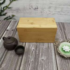Caja de Té de Bambú Rectangular Hecha a Mano para Té Pu'er, Té Verde y Té Blanco, Empaque de Regalo, Pedido Personalizado Disponible - Product Image 1